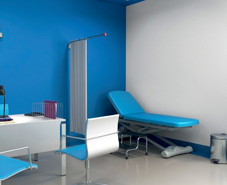 Мед каб. Медицинский кабинет. Мебель для физиотерапевтического кабинета. Медицинская комната. Современный медицинский кабинет.