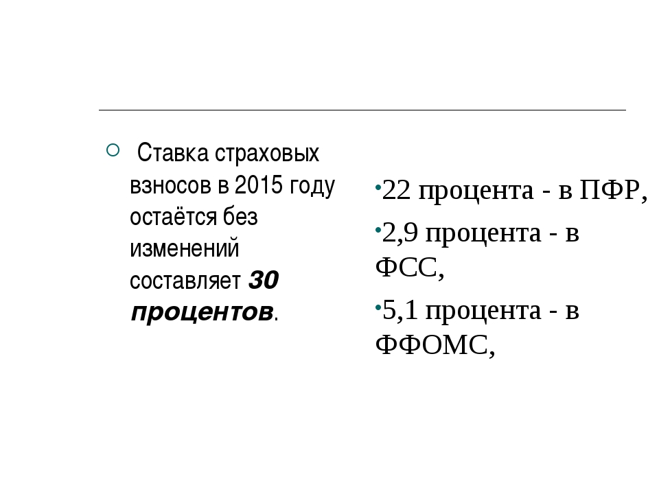 Взносы проценты. Ставка страховых взгосо. Страховые взносы в 2015 году в пенсионный фонд. Отчисления в ФСС процент. ПФР ставки страховых взносов.