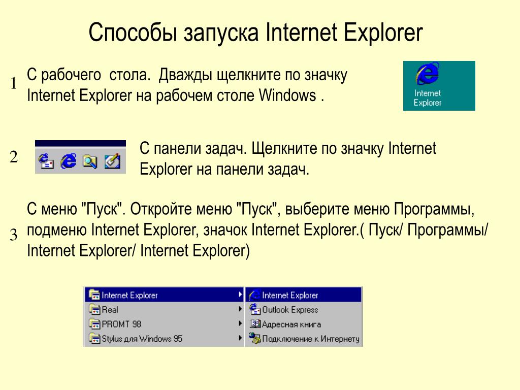 Запуск internet explorer. Способы запуска программ. Назначение программы Internet Explorer. Запуск интернет эксплорер. Запустил Internet Explorer.